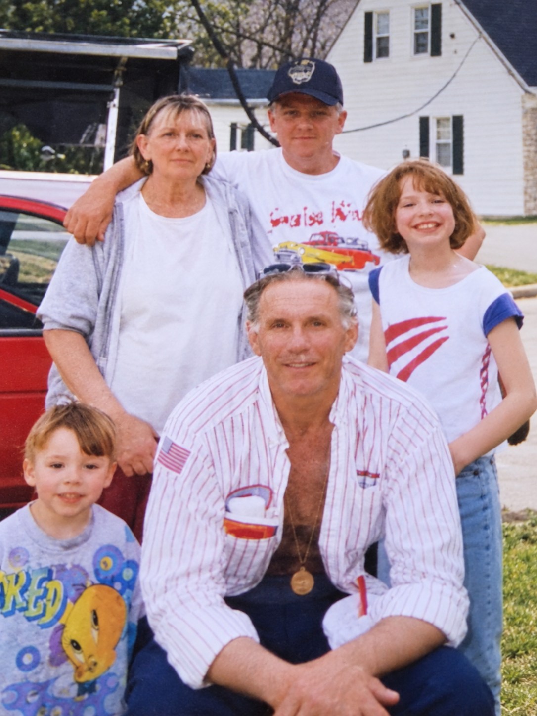 William with Felicia, Becky, Connie, and Eddie